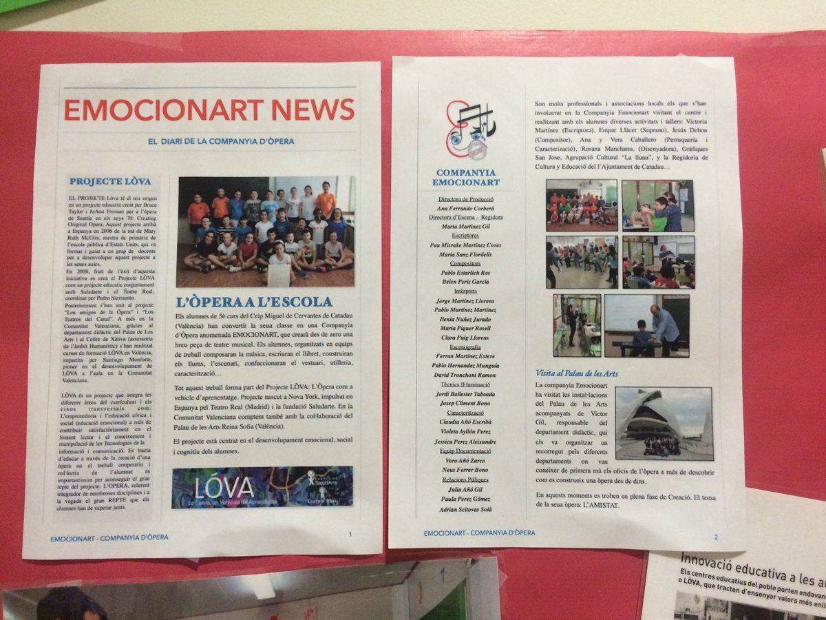 proyectolova's tweet photo. Exposición LÓVA, boletín de noticias #primaveraE @PalauLesArts https://t.co/GqM8OSy4r8