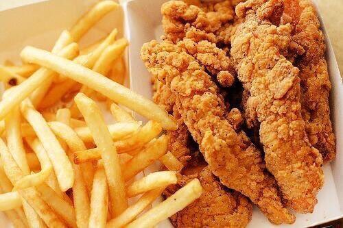 CluckinBell_'s tweet image. Tuck into chicken strips and fries! From $3.99.