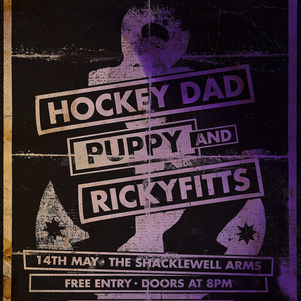 Tonight <a href="/hockeydadband/">HOCKEY DAD</a> @puppyvybes &amp; <a href="/Rickyfitts_/">Rickyfitts</a> <a href="/ShacklewellArms/">The Shacklewell Arms</a>! Free entry!!