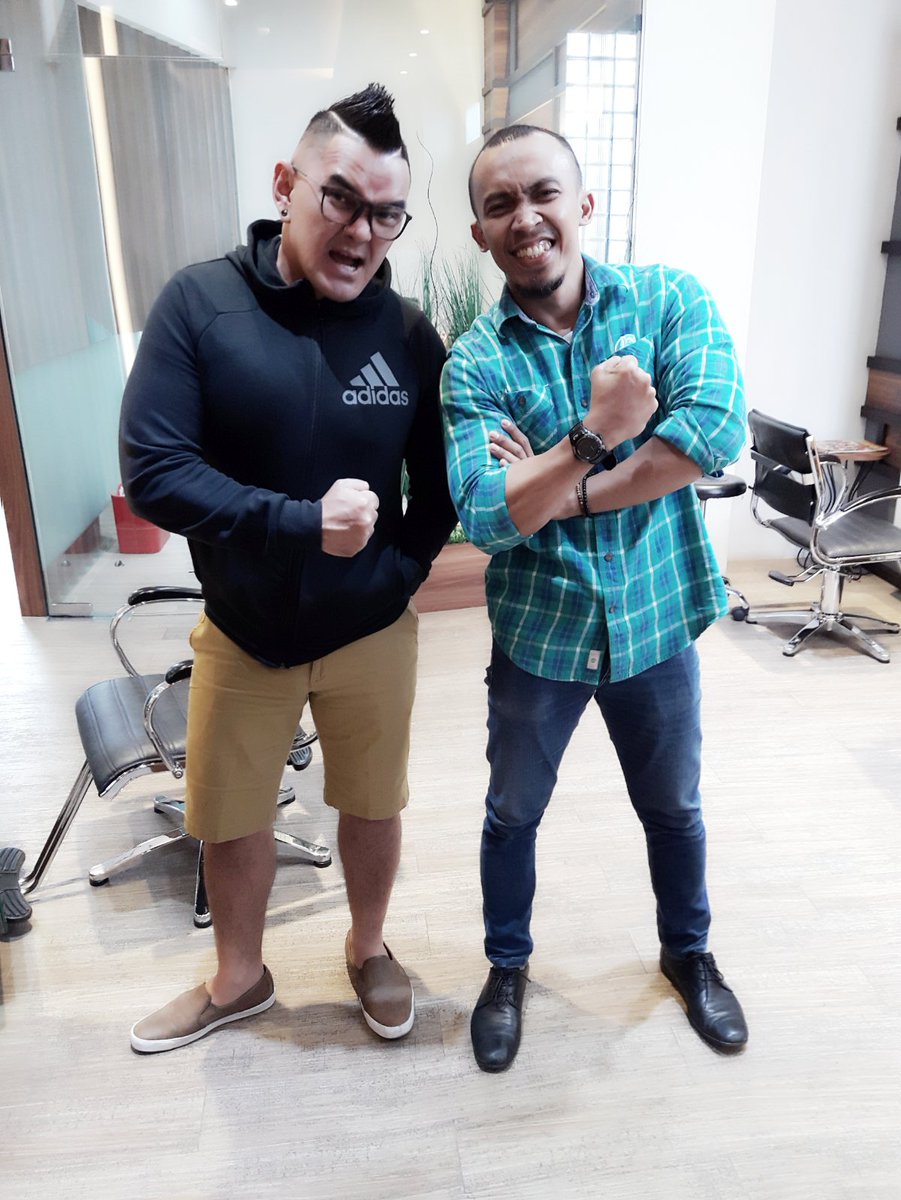 After cut my hair #duopercussion