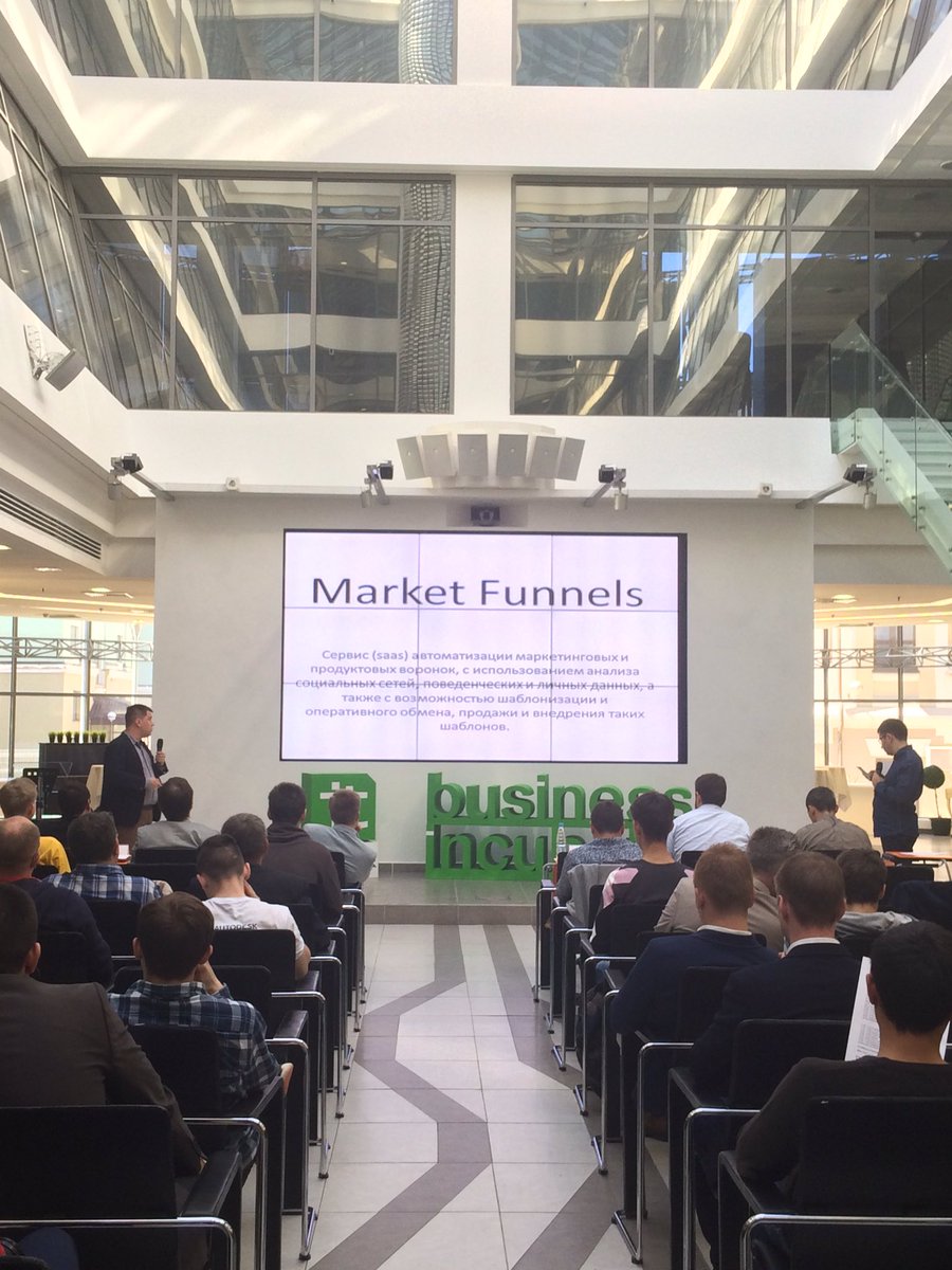 Проект Market Funnels - saas-сервис автоматизации маркетинговых и продуктовых воронок #bincubator #itpark #kazan