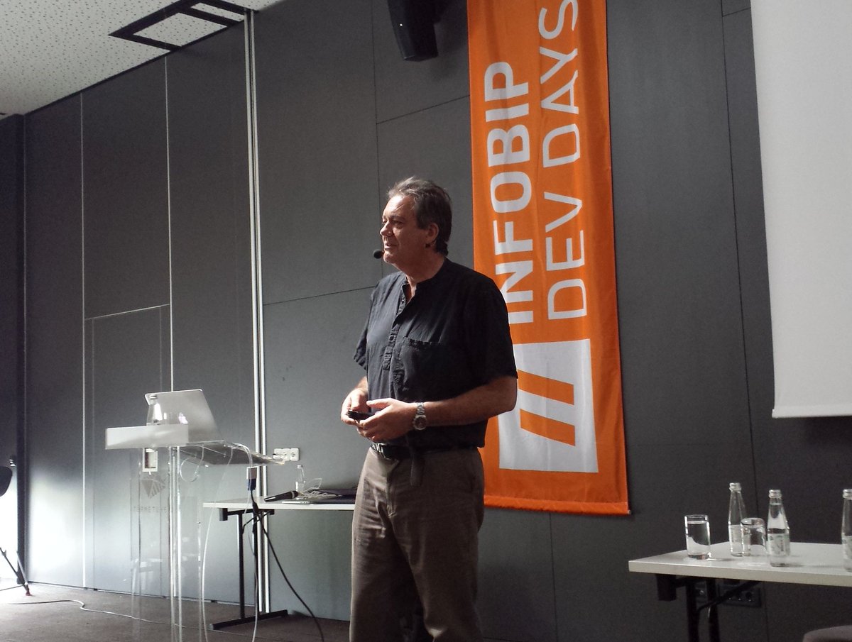 HUJAK_hr's tweet photo. Listening Dave Farley @davefarley77 in a great talk about #ContinuousDelivery at #IBDevDays16 @Infobip https://t.co/RNAseJ6nXq