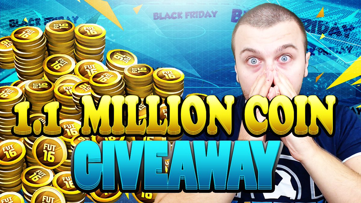 KrasiFIFA's tweet image. HUGE 1.1 Million COIN GIVEAWAY (1,100,000 ☺☺☺)  FOLLOW + RT TO ENTER! ALL CONSOLES + PC 👓👓👓