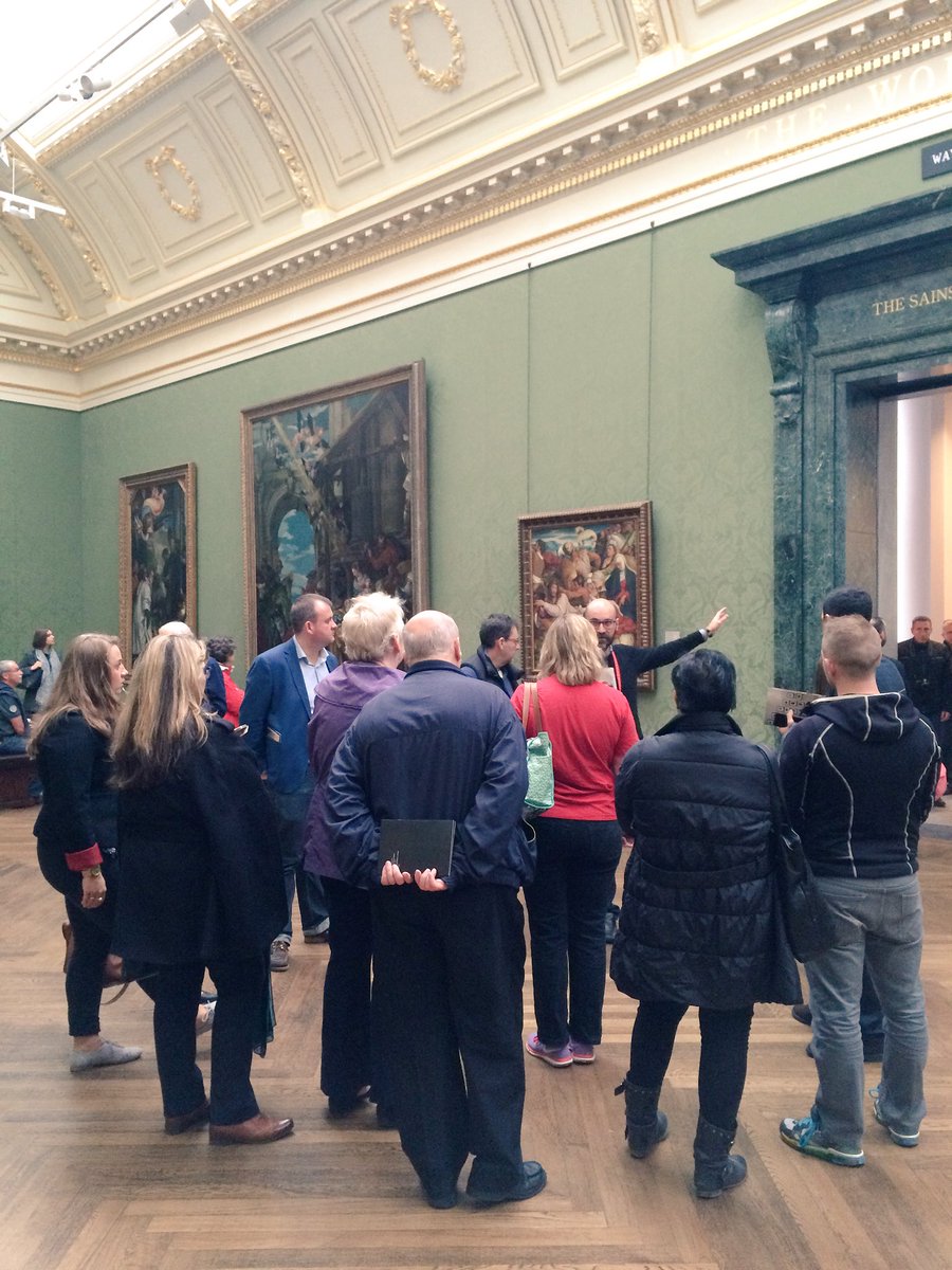 ILEA_UK's tweet photo. Our #EventProfs are now exploring the wonderful spaces at the @NationalGallery! #AccelerateConf https://t.co/t6OJoib7qb