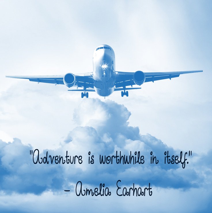 BilleBaty's tweet image. Adventure is worthwhile in itself. Amelia Earhart #Quotes