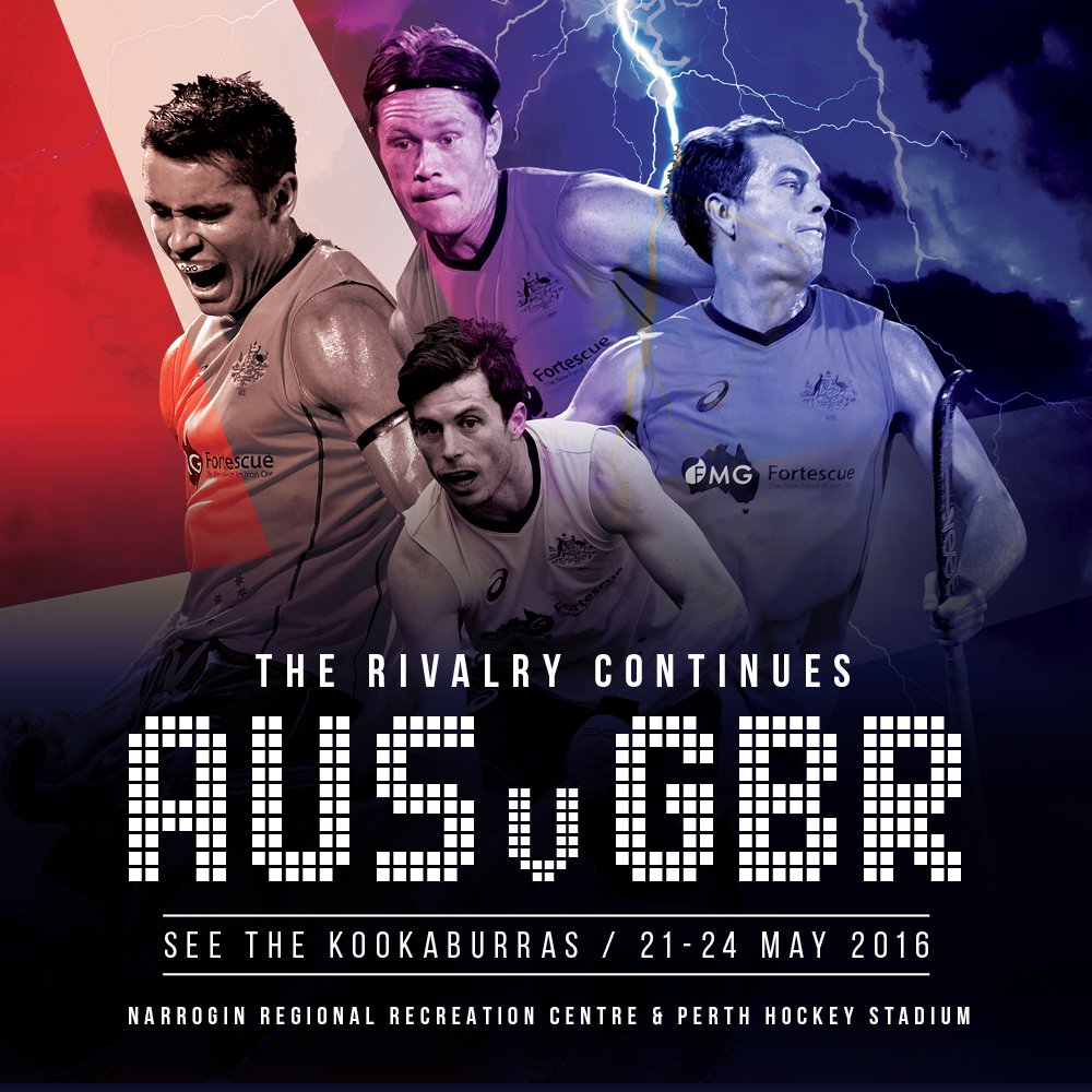 Epic rivalry. <a href="/Kookaburras/">Kookaburras</a>  v @_GBHockey. Watch online: ow.ly/RWTr3005XFa Tickets: ow.ly/dDDU3005XJm