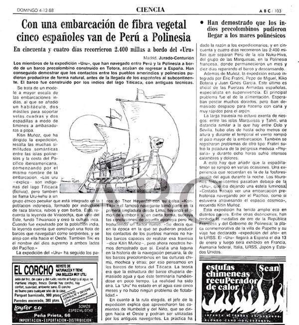 Un seguidor (<a href="/marquesdsaffron/">Marqués de Saffron</a>) me trae esto al recuerdo... Hace 28 años de aquello... Gracias por el recuerdo