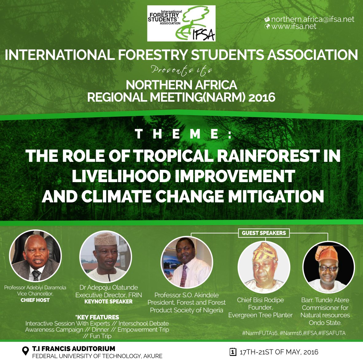 FutaNarm's tweet photo. Convention of intellectuals around the Northern region in the Giant Continent of Africa #NarmFUTA16 #IFSA #IFSAFUTA https://t.co/DIIEbTDaV0