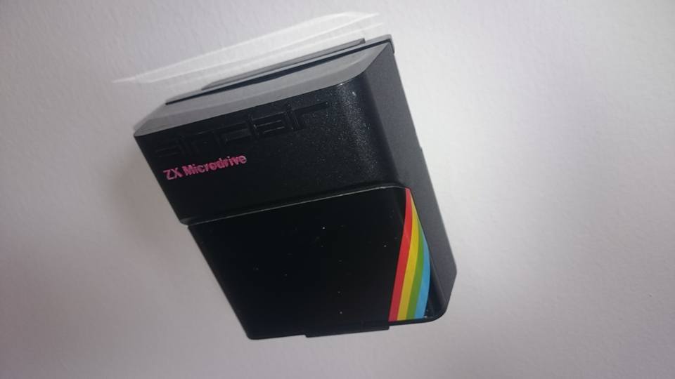 drewwagar's tweet image. And a close up of that wacky #ZXSpectrum #Microdrive. :)