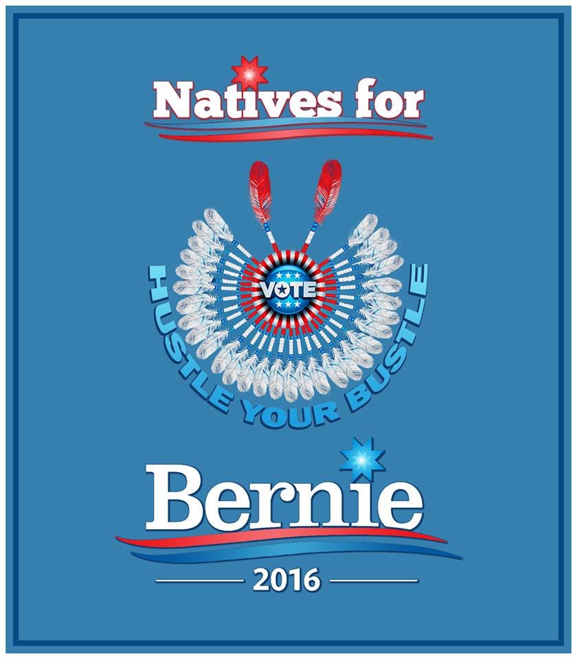 ChaperoJackson's tweet image. "PorFinAlguienEnQuienPodemosConfiar" Bonita campaña @NativeAm4Bernie tras su paso x la reserva #Sioux de #PineRidge