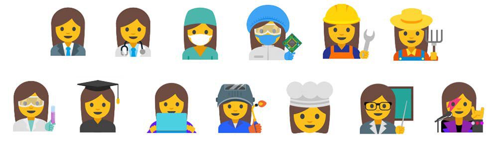 Publi_CreActiva's tweet photo. Google fomenta la igualdad entre sexos con más emojis de mujeres. https://t.co/1wF36EH6iQ https://t.co/WPHZLuvR8l