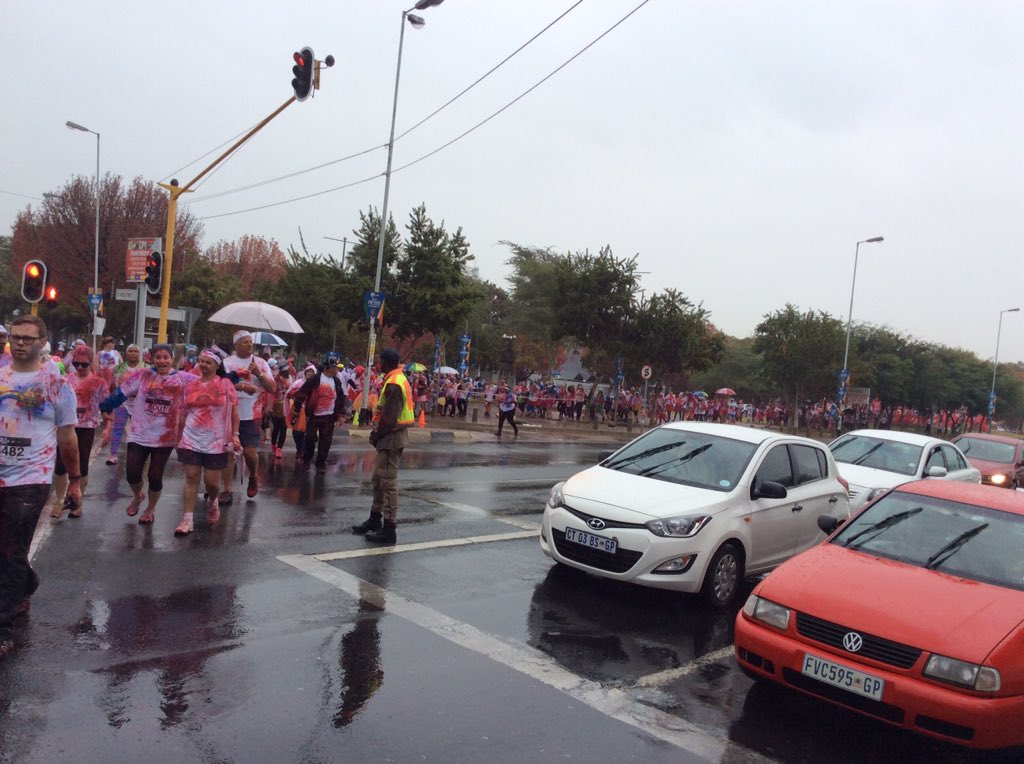 CityTshwane's tweet photo. #Happiest5kRun 1 down 4 togo #TshwaneColorRun @TheColorRunSA https://t.co/FCUORyMqre