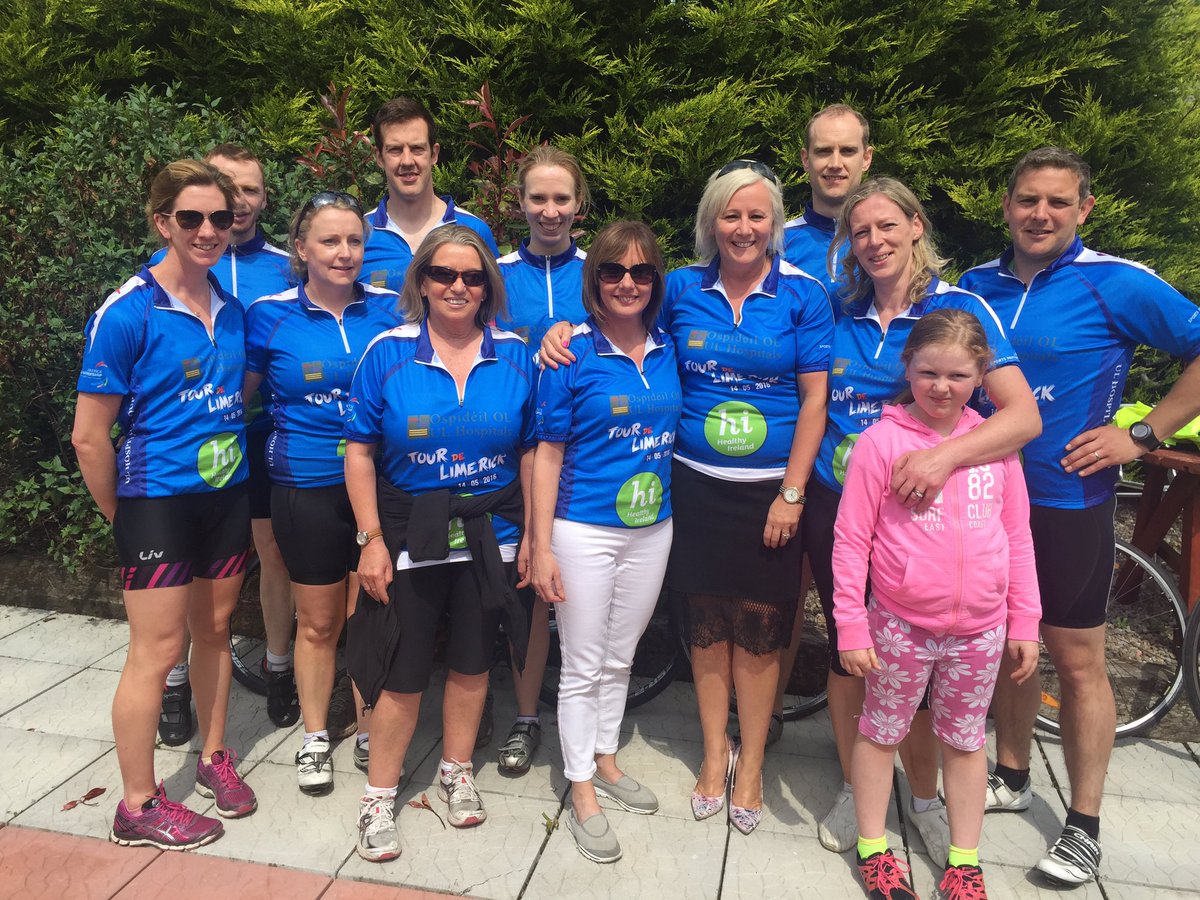 colettecowan1's tweet photo. #healthyireland proud of ULHospitals staff on a sunny Saturday morning cycling their way to fitness &amp; health https://t.co/sYoHaL64uU