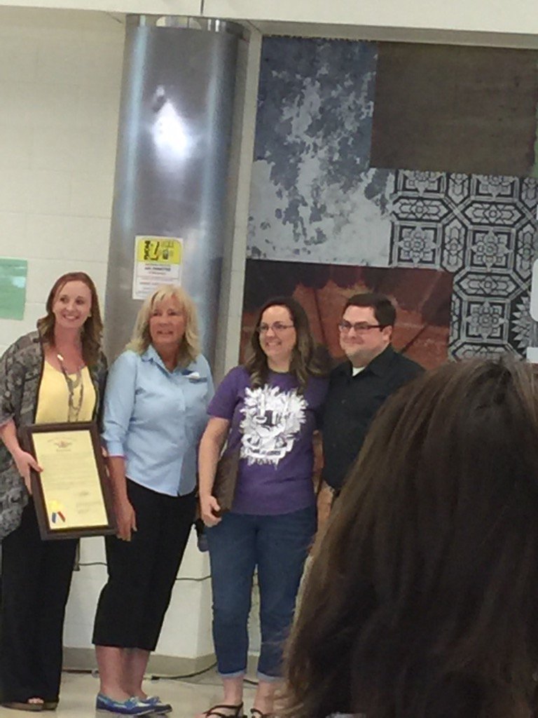 Congratulations to the High School Teacher of the Year. So proud of you and appreciate your impact. <a href="/melsoule3/">Melanie Soule</a>