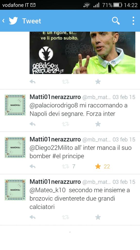mb_mattia2001's tweet photo. Solo ora me ne sono accorto! I like del post su milito sono equivalenti al numero di maglia #elprincipe#22#theKing https://t.co/dBAe9TMBBB