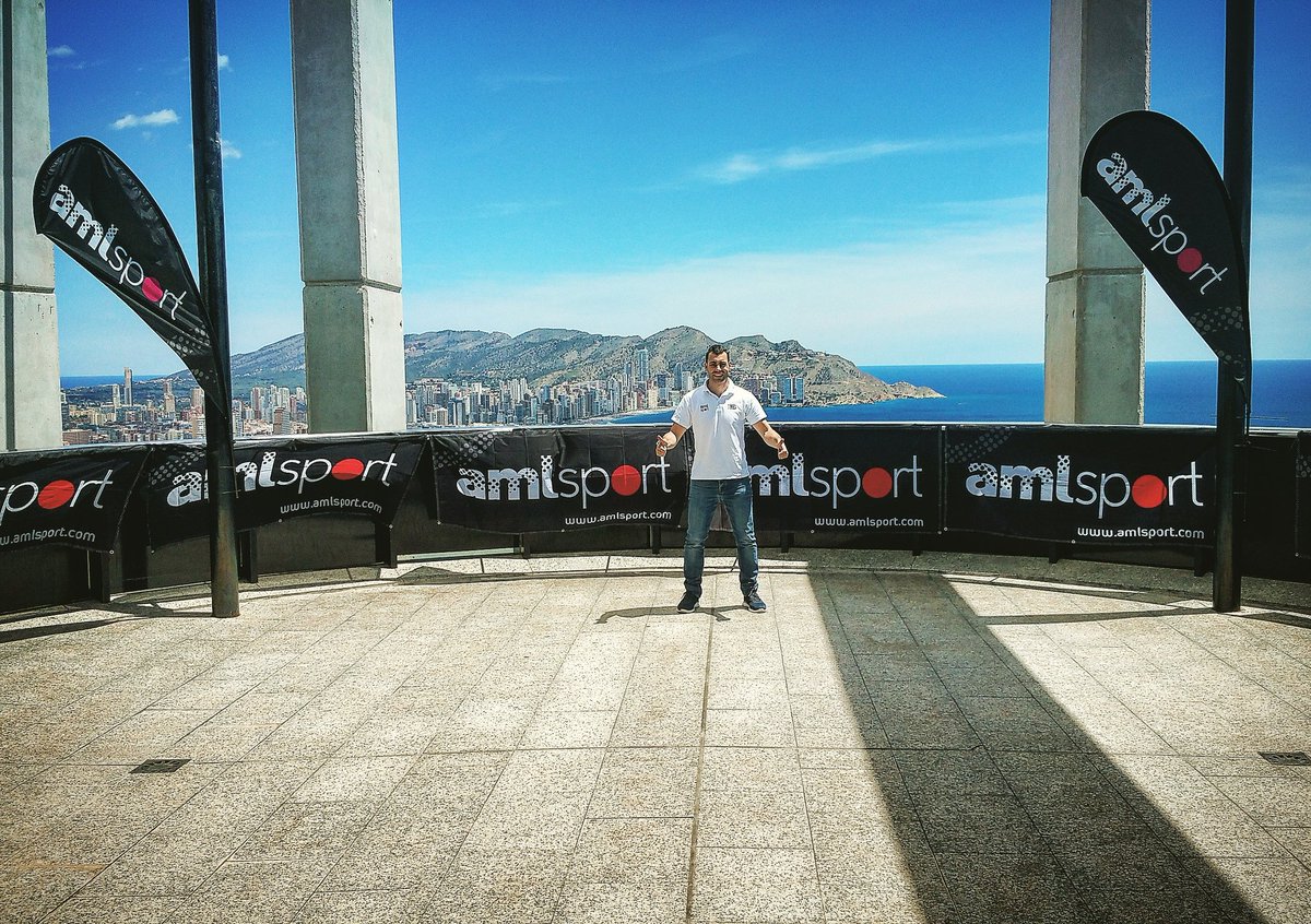 Tot llest al sostre de l'Hotel Gran Bali per rebre els corredors de la <a href="/SubidaHotelBali/">Subida Vertical Gran Hotel Bali</a> !! 🔝🔝