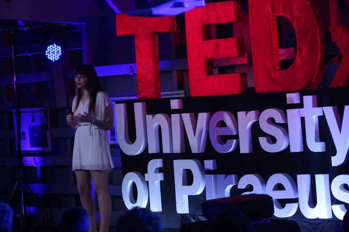 Christina Moraiti is student at the University og Piraeus and also our next speaker