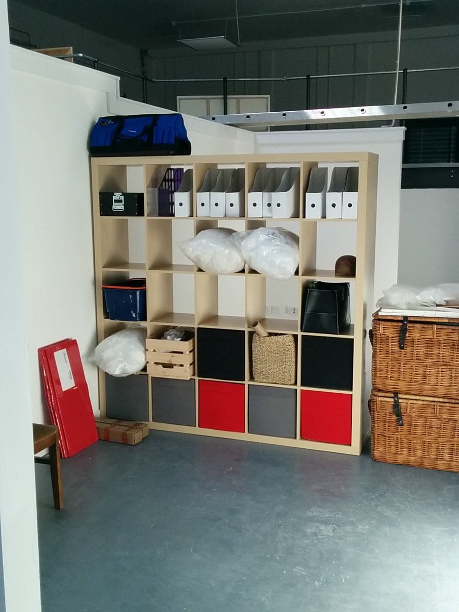 The studio is starting to take shape! Now back for second load <a href="/manystudios/">Many Studios</a>