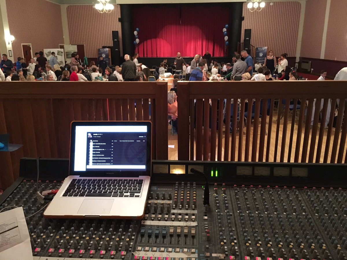Awards event today #oldschool #Analogue #allenandheath