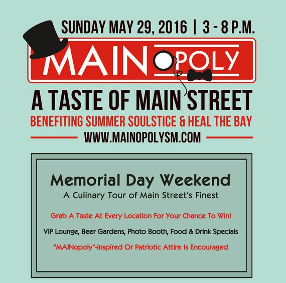XploreLA's tweet photo. Come out for #MAINopoly: Taste of Main Street #MemorialDay #Food @MainTweetSM @spinPRgroup https://t.co/0zmfGl3581 https://t.co/YKTeYvAuWZ