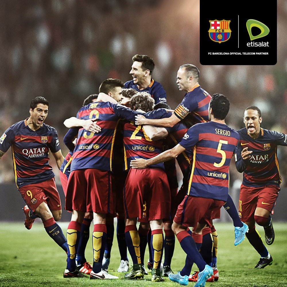 eAndUAE's tweet photo. نبارك لفريق #برشلونة  💪 شريكنا الرسمي فوزه بالدوري ⚽️ الأسباني 💚 https://t.co/BvHIgzPqSm