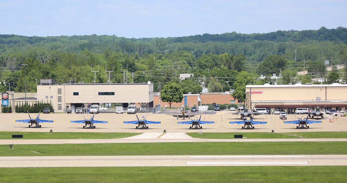 thisiskatiep's tweet photo. Can't wait for the#blueangels to take flight @SpiritAirshow https://t.co/yBXixAMpv0