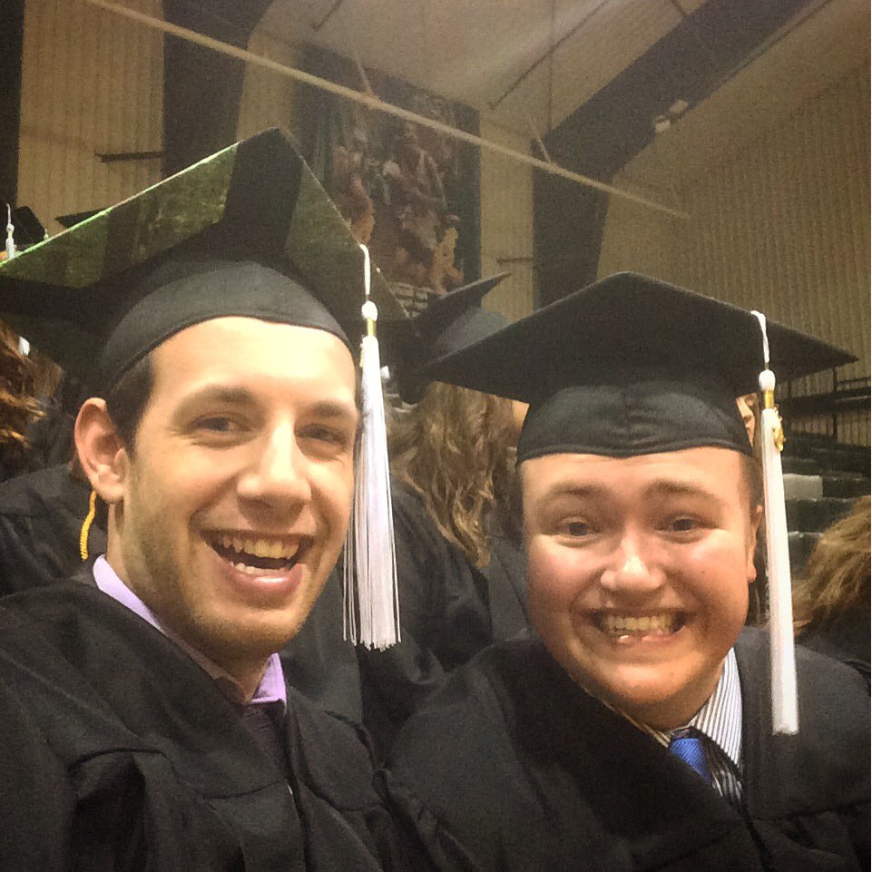 Tren_Instincts's tweet photo. Pre-Graduation selfie! It's actually happening this is the real deal! #Forester2016 #GradsDontCare https://t.co/nJF4DC0GKd