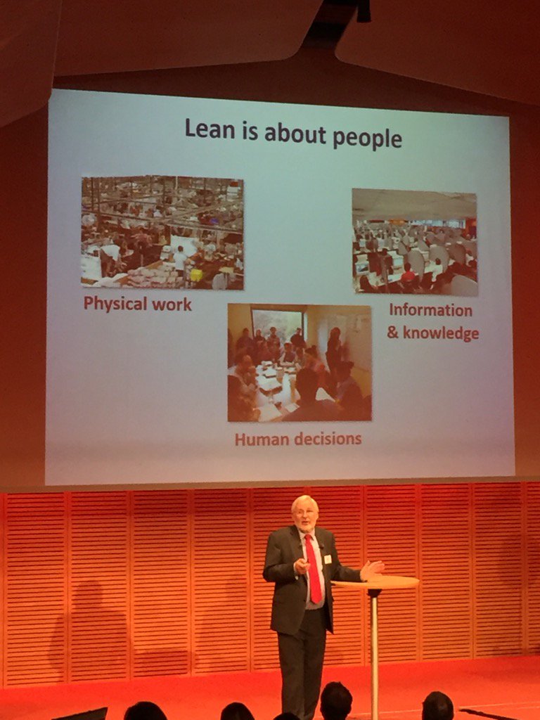 JeanPhiD's tweet photo. "#Lean is about people" @DanielJonesLean #LeanSummitFr https://t.co/Z7LUItqFdO