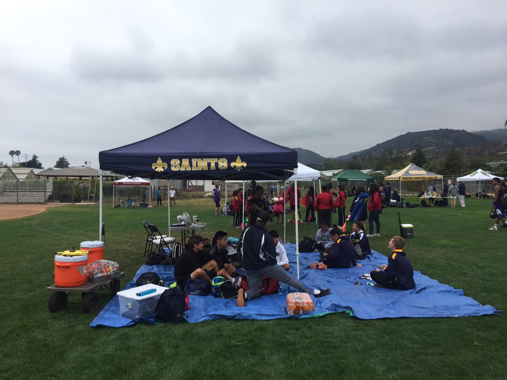 CLTrackandField's tweet photo. Crean made it safely and we are ready to compete! Go #Saints! @CLSHS #CIFPrelims #CIF2016 #Ecc4:12 https://t.co/PDrXe5KT9r