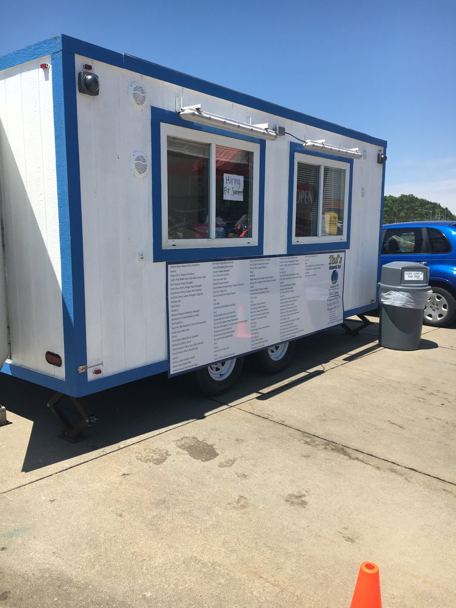 ShelbiMartin72's tweet photo. Open for the summer!
Mon-Fri 3 -9:30 PM 
Saturday 12-9:30 PM
Sunday 1-9:30 PM 
ACE Hardware Paking Lot @Tads_MHK https://t.co/JR5etgc0RP