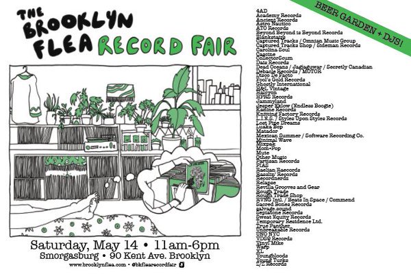 RelapseRecords's tweet image. Today’s the day! Come out to @RBMA &amp;amp; @bkflea’s Record Fair @smorgasburg! #RBMANYC More: goo.gl/dRCsQS