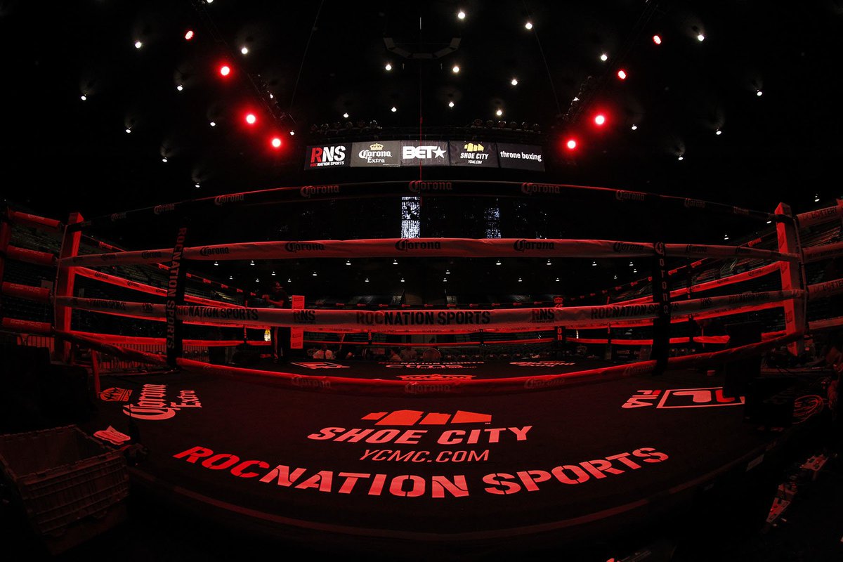 RocNation's tweet photo. Special thanks to all the fans who came out to see #throneboxing live at #DCArmory or watched on @BET or @TIDALHifi. https://t.co/jG6WY0fPaH
