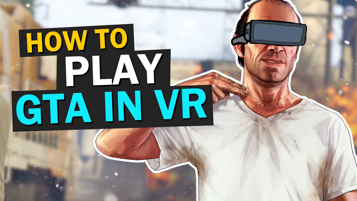 nathie's tweet photo. Here's my ultimate guide to play GTA 5 with the Vive/Rift in Virtual Reality https://t.co/bOTTF4H16n #VR #GTAOnline https://t.co/pg1zaNXt85