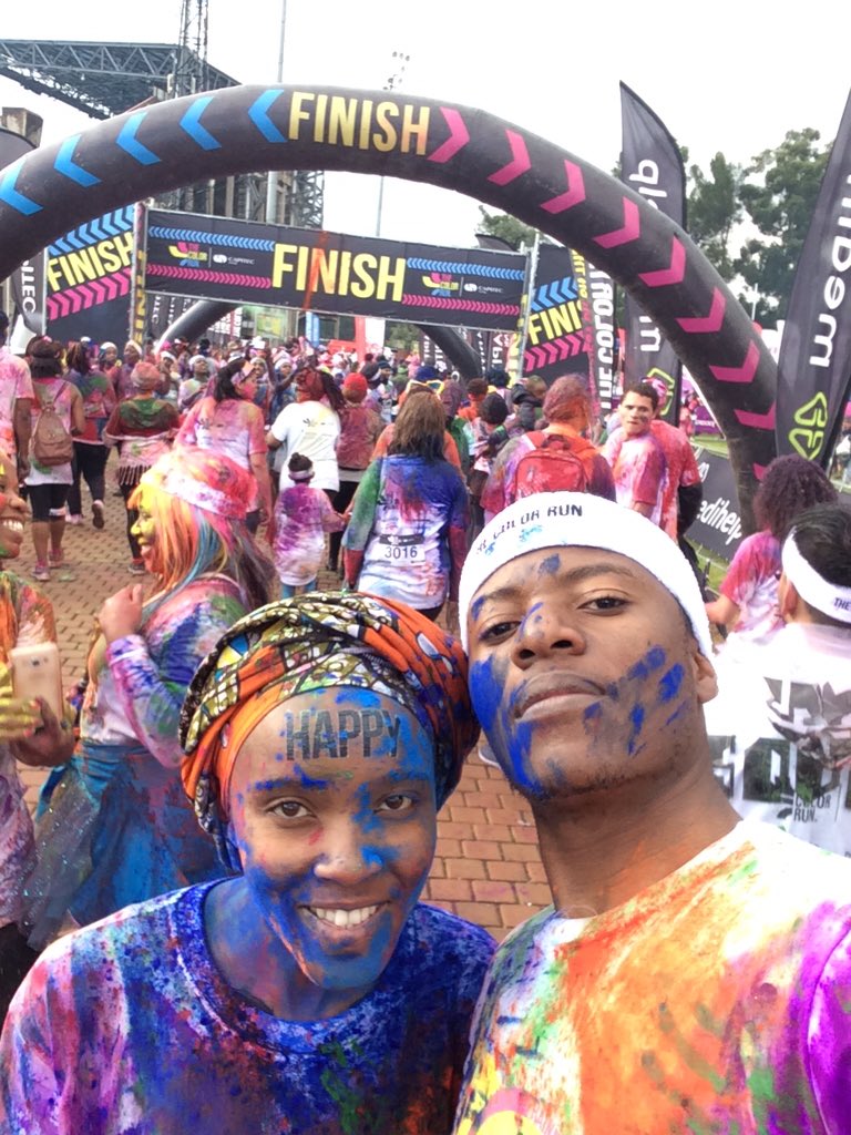 Thabojs's tweet image. #capiteclivebetter #capiteccolorrun #colorrunsa