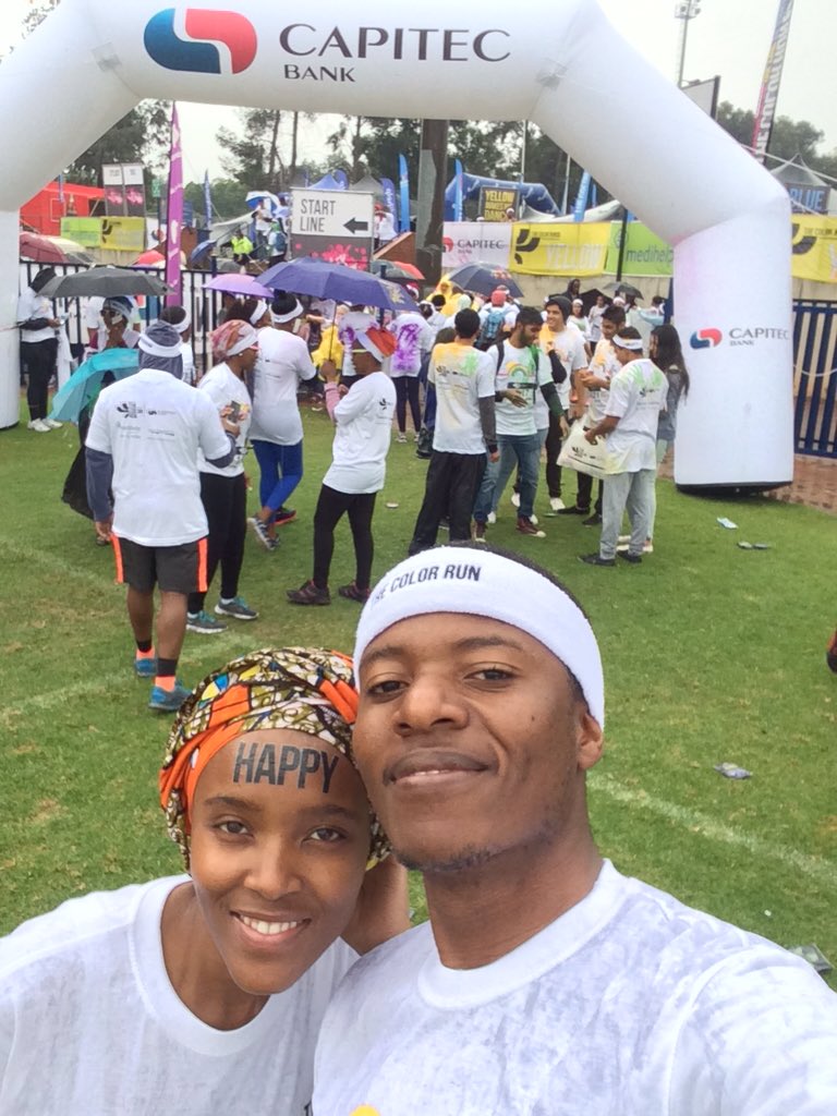 Thabojs's tweet image. #capiteclivebetter #capiteccolorrun #colorrunsa