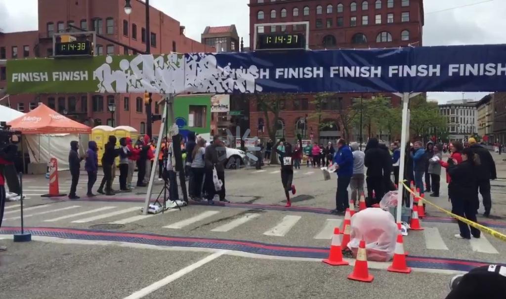 Congratulations Aliphine Tuliamuk-Bolton, women’s 25K winner! #53RBR
