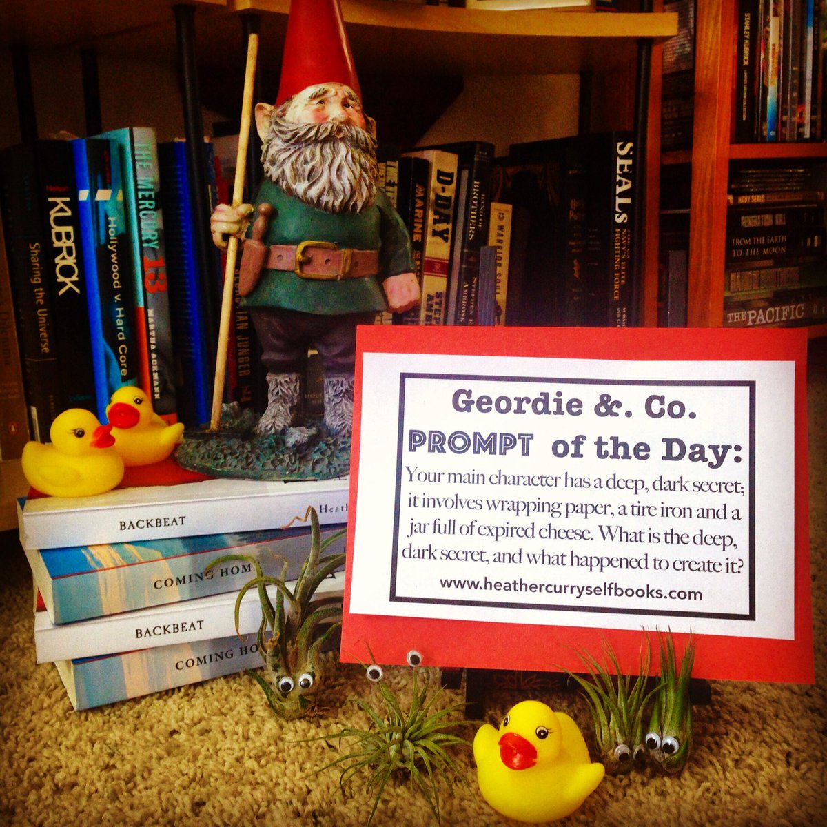 HCSBooks's tweet photo. GEORDIE &amp; CO. #WRITING #PROMPT #writerslife #writingtips #read #writersblock #authorsblock @mostrolenk https://t.co/6WYTPN0WXb