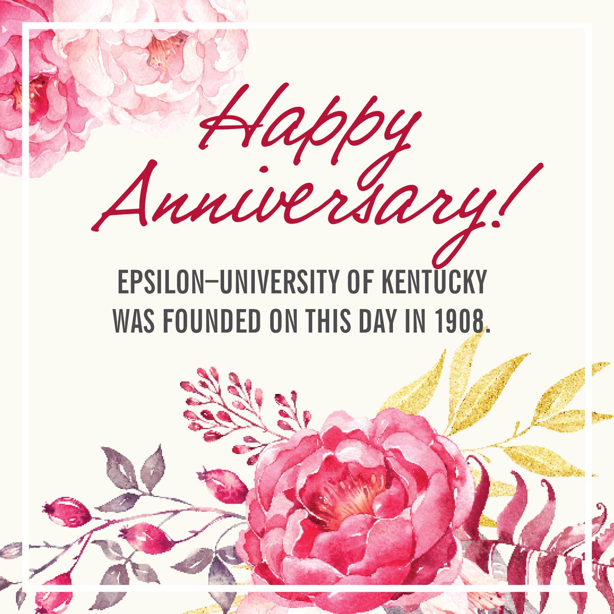 alphagammadelta's tweet photo. Happy birthday, @AlphaGamEpsilon! The Epsilon Chapter is celebrating 108 yrs of sisterhood! #AlphaGamLove https://t.co/C8IrsikMZd