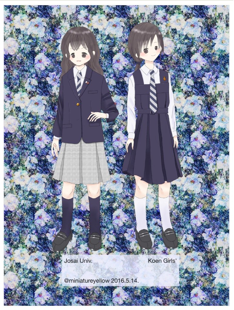 朝野ふおめん太 創作 制服垢 実在制服 東京 レイブンクローのようなネクタイが素敵な制服です T Co Nbyujty5qw Twitter