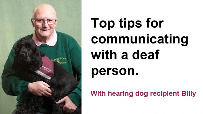 HearingDogs's tweet photo. 7 top tips for communicating with a deaf person >>  https://t.co/Rr8MtaKHzT https://t.co/KOiTEv4hSz