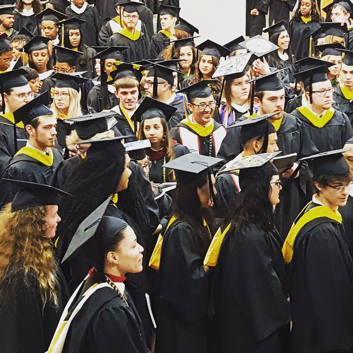 VCUSocialWork's tweet photo. So much excitement. Congratulations to all graduating students for your success! #vcu2016 #vcussw2016 https://t.co/FXKsvO6uWp