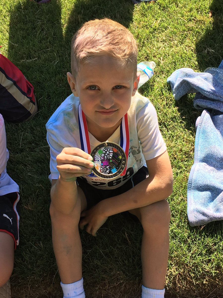 MarcScheipe's tweet photo. Congrats Will Scheipe! 1st place in the Sugarloaf Color Run in his age group! #project410 https://t.co/UJGxkyfBrH