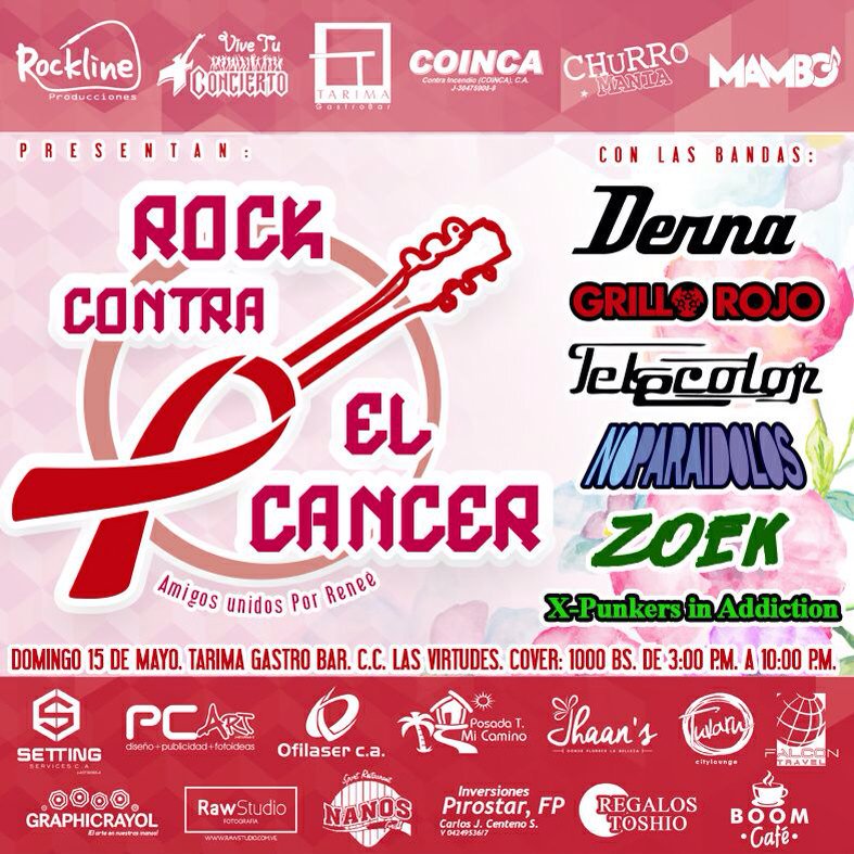 dernaoficial's tweet photo. ATENCIÓN!!! #puntofijo mañana es la cita para el gran evento #rockcontraelcancer asiste y colabora c.c las virtudes https://t.co/Tu2LRifCZo