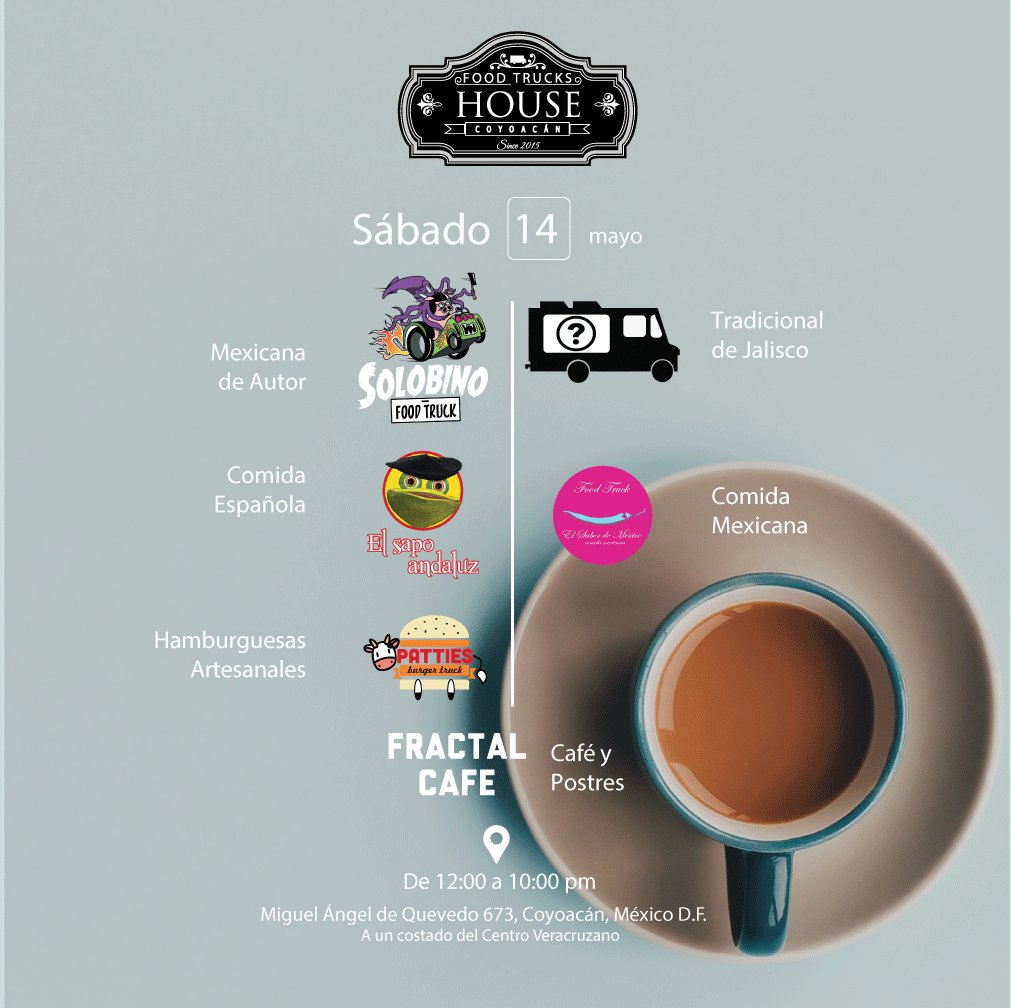 La mejor opción para este fin de semana está aquí.

Te esperamos de 12 a 10 p.m.