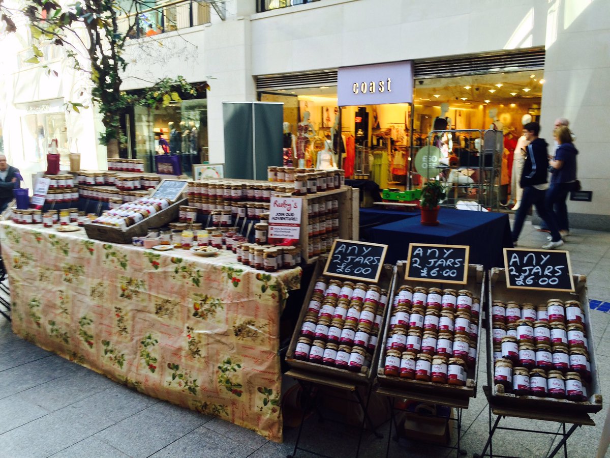 Come try our handmade jams, marmalades and curds <a href="/Victoria_Square/">Victoria Square</a> until 6pm today. <a href="/VisitBelfast/">Visit Belfast</a> <a href="/love_belfast/">Love Belfast ❤️</a>