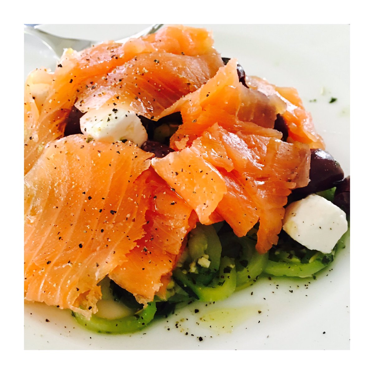 goode_health's tweet photo. #corgetti smoked salmon,feta&black olives #goodeliving #sugarfree #glutenfree #organic #food #nutrition #eatclean https://t.co/HzK79kePMd