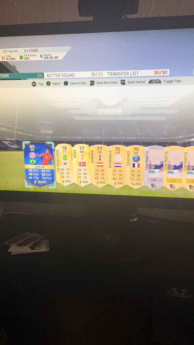 POPSandSON_'s tweet photo. Yes.....Finally TOTS Costa 👏🏻👏🏻 @EASPORTSFIFA #Fifa16 #TOTS https://t.co/xDUrz103Ld