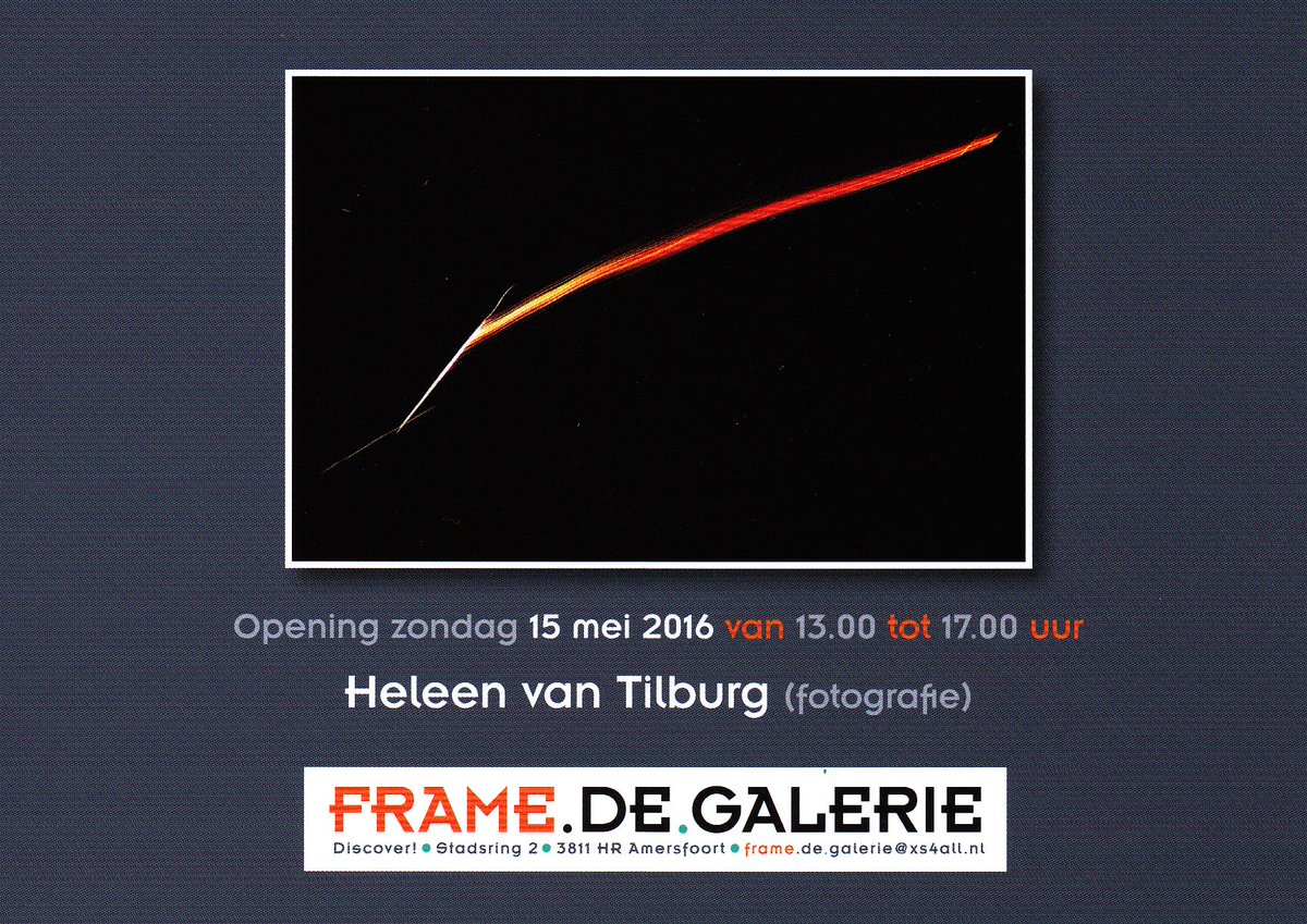 CommunicatieVT's tweet photo. 'Werelden' is mijn eerste fototentoonstelling. Morgen van 1 tot 5 is de opening. Frame.de.galerie, Stadsring 2 033 https://t.co/Uy3SsRIqSs