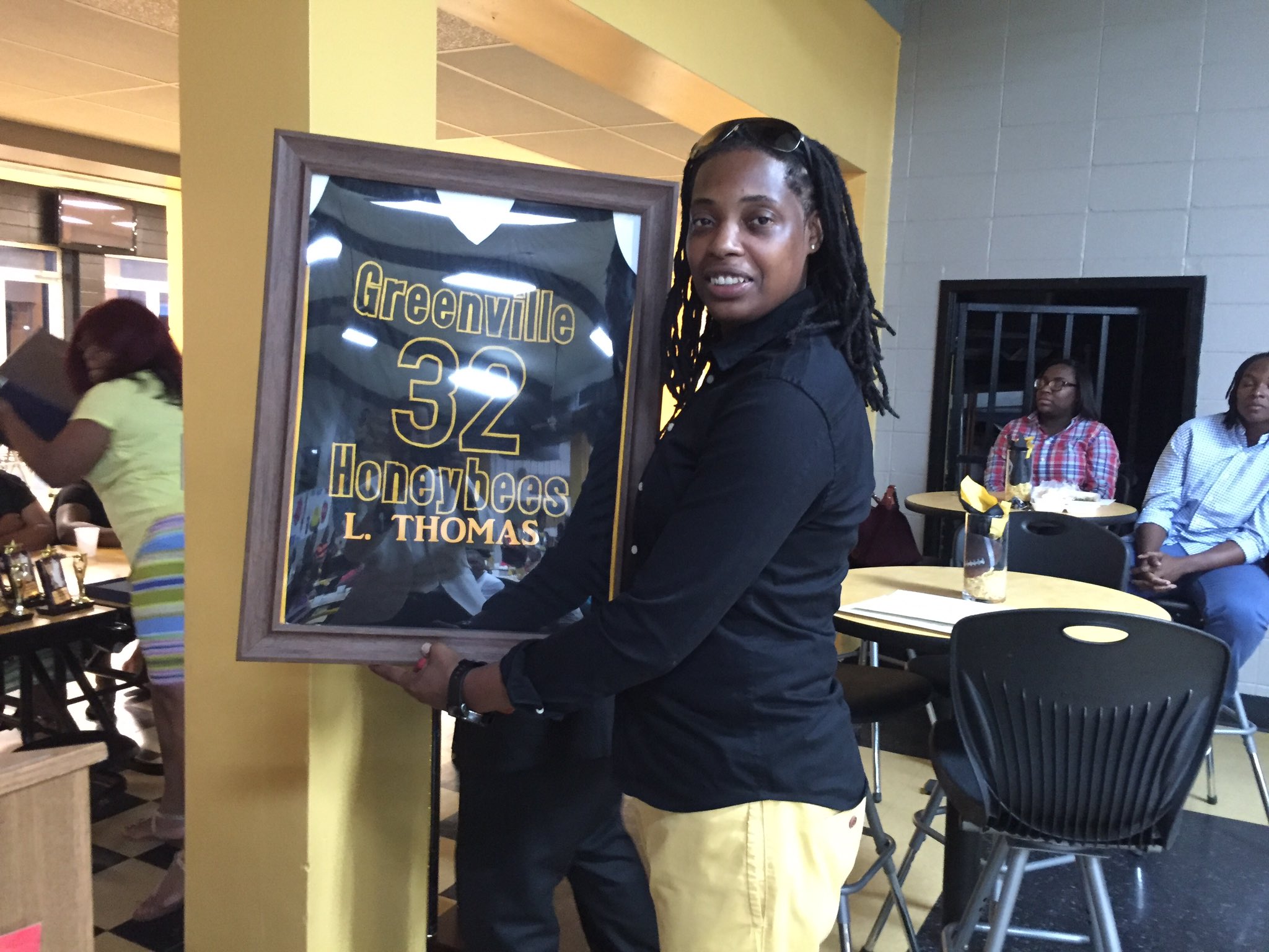 ERChinn_PR on Twitter "Rev.Albert Calvin🐝(Announcer) &LaToya Thomas🏀