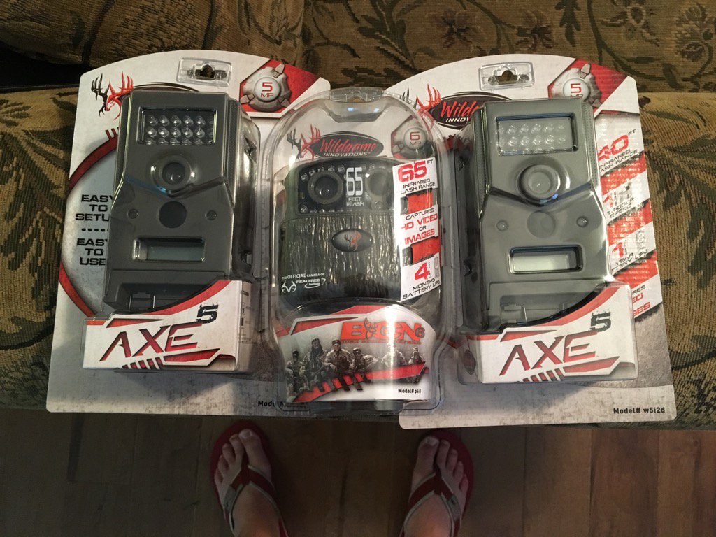 J_May74's tweet photo. I had 2 cameras ruined during a flood in March, replaced with 3 @WGInnovations cameras. #offseasonscouting https://t.co/C5xl7r9UaG